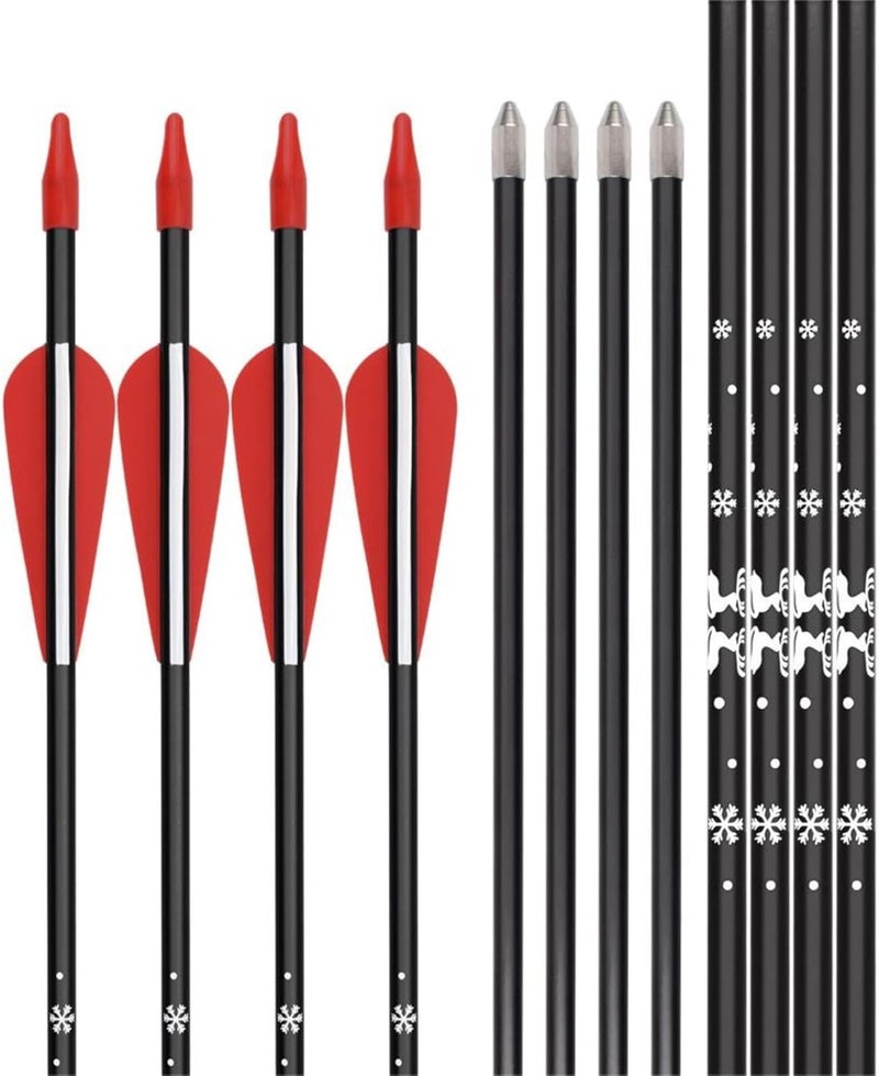 Yls Fiberglass Archery Arrows 30 inch Practice Arrows Perfect for Youth Beginner Target Practice and Outdoor Shooting Recurve Bows Compound Bow - Image 5